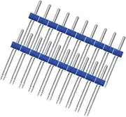 AUTSUPPL Sewing Machine Twin Needles 100pcs Double Needle Set for Overlocker Sewing Supplies for Bag and Knit