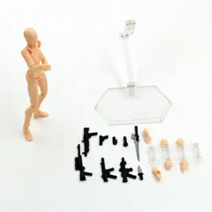 木偶模型 關節木偶 木頭手 木頭人偶關節木偶素體人體模型美術繪畫擺件人體手掌手指關節可動『FY00035』