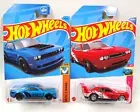 HOT WHEELS SUPER CUSTOM - Dodge Challenger SRT & Dodge Challenger w/Real Tires