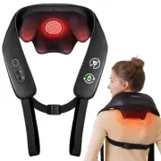 Neck and Shoulder Massager, Cordless Back and Neck Massager, Upgraded Graphen...