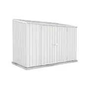 Absco Sheds 3.00 x 1.52 x 2.08m Surfmist Space Saver Double Door Shed