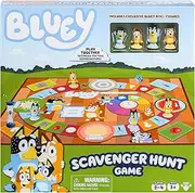 Bluey Scavenger Hunt Game. A Fun Board Game Full of Fun Activities to Perform, Things to Find and Questions About Bluey to Answer. Play as Bluey, Bingo, Bandit or Chilli