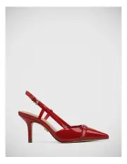 [Wittner] Lara Patent Leather Slingback in Red