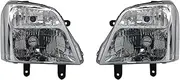 MAX COOL LH+RH Head Light Front Lamps Replacement Suitable for Holden Rodeo RA Series 1 2003-2007