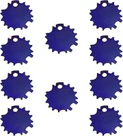 kokiya 10Pcs Universal Screw Key Shear & Scissors Adjustment Tool Multipurpose High Performance Sturdy Scissors Tension Adjuster, Purple