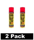 2x Universal Lighter Gas Refill Butane With 5 Nozzle Attachments 250ml Brand New