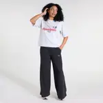 Retro Running Tee White Marle