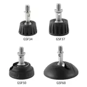 34/37/50/68mm Tripod Foot Pad 360 Degree Rotating Monopod Leg Pad