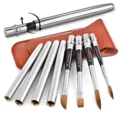 Sable Travel Watercolor Brushes 4pcs Kolinsky Sable Watercolor Travel Brushes...