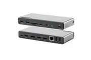 [DUCDV4] DV4 Universal Quad Display Docking Station, Plug And Play, Up to 85W DP