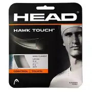 Head Hawk Touch Black Colored Poly (Co-Poly) Tennis Racquet String Sets - 17 Gau