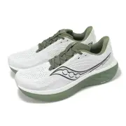 Saucony Ride 18 White Olivene Men Runner Road Running Jogging Shoes S210001-38