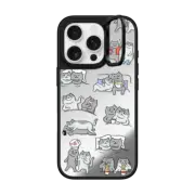 iPhone 16 Pro Mirror Ring Stand Case MagSafe Compatible KITTY LOVE