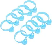 DOITOOL 10pcs Reusable Silicone Piping Bag Ring for Cake Decorating Baking Tools Small Piping Tips Pastry Bag Ties
