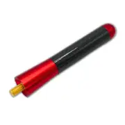 RED 3" CARBON FIBER ALUMINUM SHORT ANTENNA KIT FOR 04-19 NISSAN TITAN (for: Nissan)