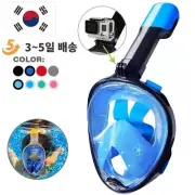 Underwater Scuba Full Face Snorkel Mask Anti Fog Goggles Snorkeling Diving Mask