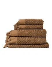 [Aura Home] Milos Bath Towel Set in Caramel