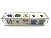 Puzzles & Games Poker Dice Game with Plastic Case (DICPOKER)