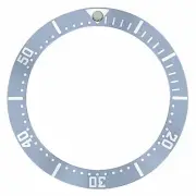 BEZEL INSERT FOR MIDSIZE OMEGA SEAMASTER 2551.80 WATCH BLUE GREY INSERT