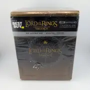 The Lord Of The Rings 4k Trilogy SteelBook Collection. RARE OOP *PLEASE READ