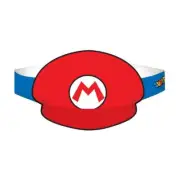 NEW NintendoSuper Mario Bros Paper Hat 8 Pack By Spotlight