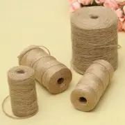 30/50/100 Meters Vintage Jute Coir Rope Cord String Twine Burlap Ribbon Crafts