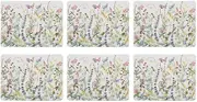 Ashdene Wildflowers Set of 6 Placemats