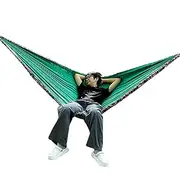 Outdoor Camping Hammock,Travel Swing Backpacking Hammock 661 lb Load Capacity | Breathable Swing Bed with Tree Straps for Camping Backpacking Hiking, Yard