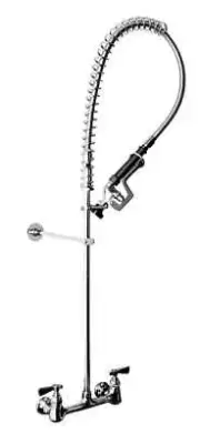 GSW USA AA-988GT Pre-Rinse Faucet 8" Heavy Duty W/ Wall Mount NO LEAD