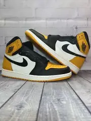 Nike Air Jordan 1 Retro High Taxi Yellow Black Shoes 555088-711 Men’s Size 11.5