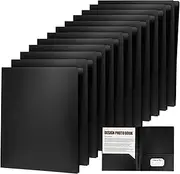 CAXUSD Professional Resume Holder 12 Pack Legal Size Cardholder Pockets File Folders A4 Plastic Document Holders