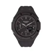 Casioak Mod Royal Oak Casio G-Shock GA-2100 Black Metal Steel Watch GA2100