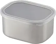 Shimomura 43251 Storage Container, Corner Bat, Deep, Small, Made in Japan, Convenient for Preparing, Rust Resistant, Temporarily Storage, Includes Lid, Mama Cook, Tsubamesanjo