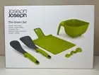 Joseph Joseph The Green Set - Colander, Spoon, Turner, Chop2Pot Set, Lime Green