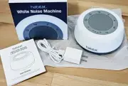* White Noise Machine Multi-Color Night Light 25 Relaxation Sounds Bluetooth *