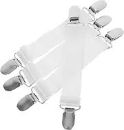 [MUELODSIC] Trouser Leg Clip Grippers Bracers for Trousers Truck Tie Down Straps Suspenders Zip Ties Rack Buckle Mens Belts Shoe Covers Windproof Clips Fitted Wire