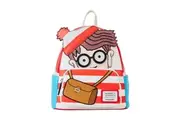 Where's Wally - Cosplay Faux Leather/Plush Mini Backpack Bag