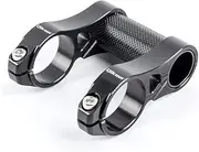 Folding Bike Stem Bicycle Double Stem 1" Convert to 1.25" Handlebar Stem 31.8mm Handlebar Riser Adapter