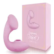 LOVE MERCI Orgaster Neo G-Spot Double Head Massager - # Pink 1pc