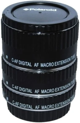 Polaroid 3-Piece Macro Extension Tube Set PLEXTC