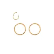 Ross Ear Hinged Ring Gold 12Mm
