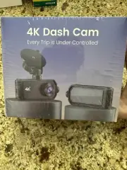 Otovoda 4K Dash Cam Front and Rear Camera, 4K+1080P Dual Dash Cam with WiFi