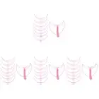 Set of 4 Eyebrow Patch Miss Travel Templates Stencils for Shaping