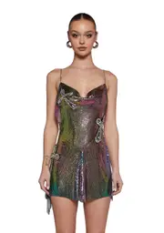 [Dolls Kill] Iconic Debut Chain Mail Dress (Fairfax)