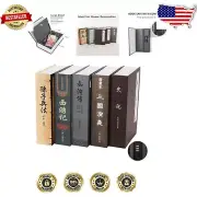 Quins Large Book Safe with Resettable Combination Lock - Dorm Security Box
