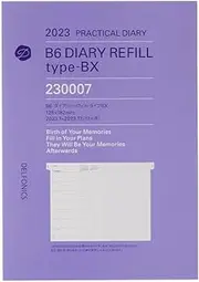 Diary Refill B6 Type BX