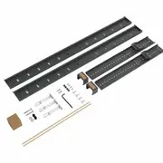 Heckler Design Mounting Rail Kit for Display, Wall Mount - Black Gray - 2 Display(s) Supported - 165.1 cm to 190.5 cm (75") Screen Support - 136.08 -