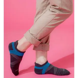 Footer 台灣製 輕壓足弓護跟船形襪T106L(24~27cm) 抗菌消臭 透氣吸汗 短襪 女襪 男襪