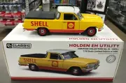 37867 HOLDEN EH UTILITY UTE SHELL HERITAGE COLLECTION No. 4 1:18 SCALE MODEL CAR