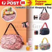 Foldable Reusable Portable Recycle Waterproof Grocery Shopping Carry Bag Handbag